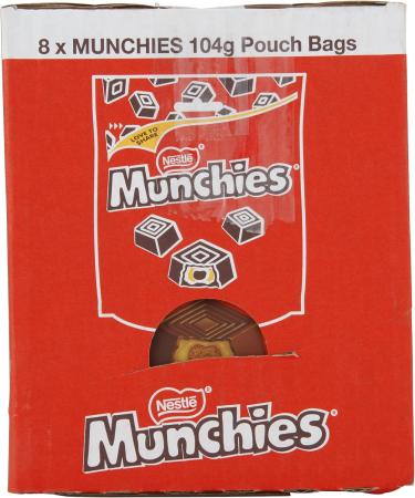 Nestl Munchies Milk Chocolate and Caramel Sharings Bags 8 x 104 g Original - Buy Online on GoSupps.com