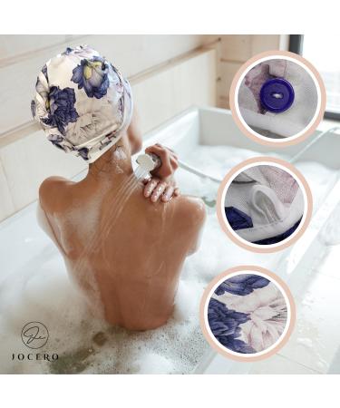 Jocero Bamboo Hair Turban Towel for Women - Long Hair Button Towel - White Hair Tie Towel - Buy Online on GoSupps.com