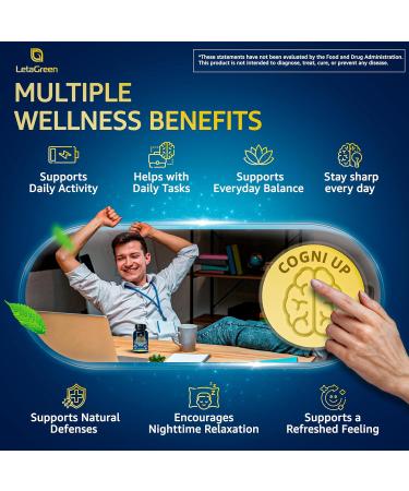 Organic Lions Mane Supplement Capsules - 240 Real Mushrooms Lion's Mane Capsules with Ginkgo Biloba Herb Bacopa Monnieri L Theanine L Tyrosine - Mushroom Complex for Daily Wellness 120 Count (Pack of 2) - Buy Online on GoSupps.com