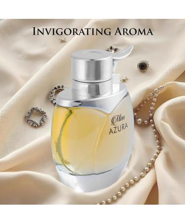 Miss Azura - Top Notes of Ginger Flower Orange Blossom Pink Pepper & Pomegranate - Middle Scent of Dulce de Leche & Datura - Base of Tonka Bean Patchouli & Haitian Vetiver - Elegant 100ml Bottle - Buy Online on GoSupps.com