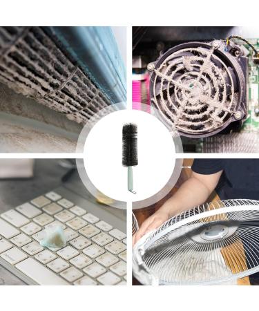Floor Fan Cleaning Brush - Washable Cleaning Duster | Washable Cobweb Brush | Reusable Hand Crevice Brush | Dusters for Car Air Conditioner with Rope and Sponge Brush Green - Buy Online on GoSupps.com