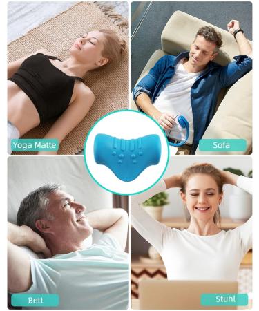 Optimized Hadsomun Neck Stretcher & Cervical Traction Device - Orthopedic Neck and Shoulder Relaxer for Pain Relief - Buy Online on GoSupps.com