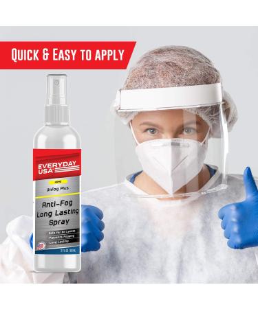 EverydayUSA Anti Fog Spray for Glasses & Goggles | Prevent Fog on All Lenses | Safe for Anti-Reflective | Made in the USA | UnFog PLUS - Buy Online on GoSupps.com