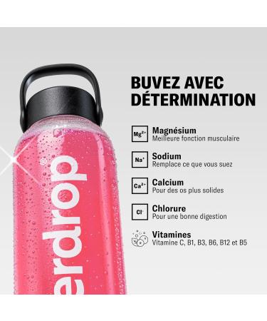waterdrop Microlyte Mix lectrolytes sans sucre pour hydratation sport 36 cubes de boisson avec magn sium calcium zinc et sodium Ar mes Fraise Pamplemousse & Citron-Menthe rafra chissants Fraise pamplemousse et citron-menthe - Buy Online on GoSupps.com