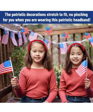 JUNIWON 4th of July Headbands - Patriotic Independence Day Hats for Women, Men, Kids, and Babies - Buy Online on GoSupps.com