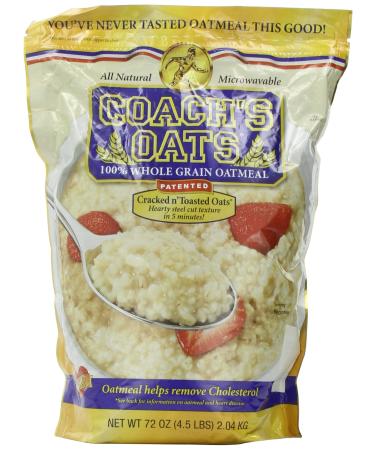 Coach's Oats 100% Whole Grain Oatmeal, 4.5 lbs