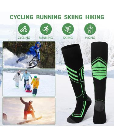 YTORGR Ski Socks - Warm Slip-Resistant Pilling-Free Thermo Socks for Men & Women | Sizes 39-45 | Perfect for Snowboarding & Winter Activities - Buy Online on GoSupps.com
