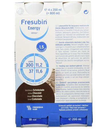 Fresenius Kabi Deutschland GmbH energy DRINK chocolate 6x4x200 ml chocolate 200 ml (pack of 24)