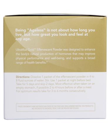 Ageless Foundation UltraMax Gold Rejuvenation Formula - 22 Packets, Valencia Orange Flavor - Buy Online on GoSupps.com