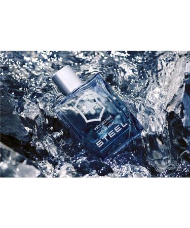Victorinox Swiss Army Steel Men 3.4 oz EDT Spray 3.4 Ounce - Buy Online on GoSupps.com
