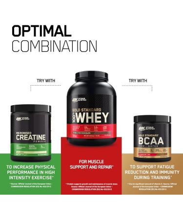  Optimum Nutrition Optimum Nutrition ON Gold Standard Whey Protein Powder protein powder for muscle building naturally occurring BCAAs and glutamine Extreme Milk Chocolate 24-pack 24 x 32 g packaging may vary - Buy Online on GoSupps.com