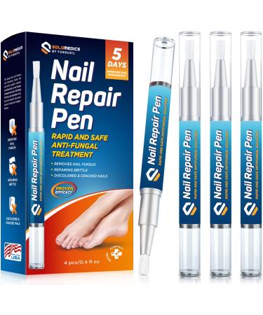 Solomedics Cure Repair Pens for Nails - Automatic Pens Rapid Nail Therapy - Treatment for Toes & Fingers - 5-days effective Remedy for Thumbnail - Healthy Toenails Healing