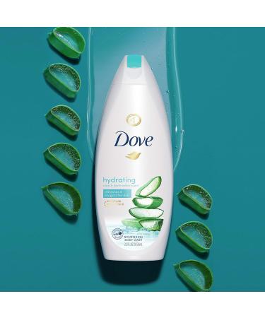Dove Body Wash 100% Gentle Cleansers Hydrating Aloe & Birch - Sulfate-Free, 22 Fl Oz (Pack of 4) - Buy Online on GoSupps.com