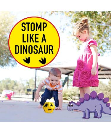 Covelico Kids Exercise Dice - Yellow Animals | Fun Roll and Play Animal Game | Big Foam Fitness Dice for Kids | Outdoor Workout Equipment - Buy Online on GoSupps.com