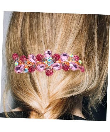 Beaupretty Metal Hair Clip rhinestone hair clip Bling hair clips Rhinestones hair clips for women spring hair clip hair styling barrettes for women Miss Metal headgear - Buy Online on GoSupps.com