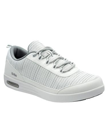 KWUKOTY Mens Walking Shoes Orthopetic Plantar Fasciitis | Diabetes | Swollen Feet Wide Size 7.5-12 7.5 Wide White