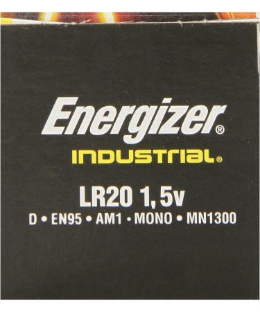 Energizer Noen 95 Industrial Alkaline D Battery - Bulk 72 Pack | Long-lasting Power for Electronics | International Shipping Available - Buy Online on GoSupps.com