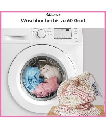 Ecoyou Smart Pads - Washable Organic Cotton 10 St. | Pink Zero Waste WattPads + Cotton W schenetz | Reusable Makeup & Skin Care Guide - Buy Online on GoSupps.com