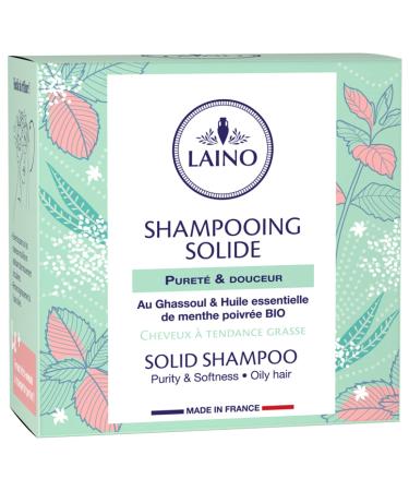 Laino Solid Shampoo Purity & Softness Oily Hair 60 g