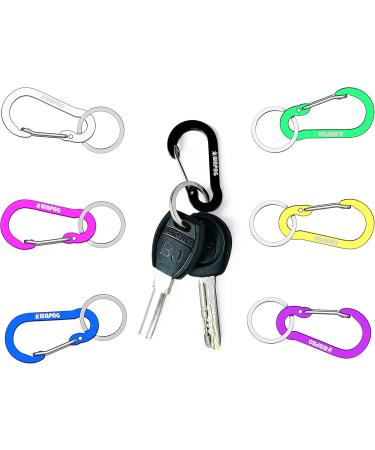 Karabiner 2-Inch Flat Mini Clip Hook - 14 Pack for Keys & Small Objects | Ideal for Camping & Hiking - Durable Indoor & Outdoor Accessory - Buy Online on GoSupps.com