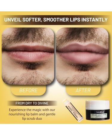 Tanablyf Lip Balm & Lip Scrub Lip Care Products With Natural Ingredients Lip Moisturizer For Dry Lips Cool Mint Lip Exfoliator Scrub Vanilla Flavor Lip Hydration - Buy Online on GoSupps.com