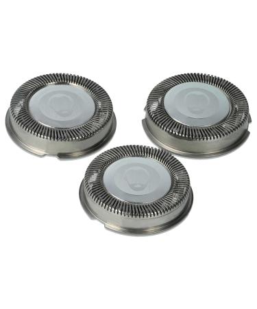 VHBW 3 x shaving head compatible with Philips HQ3850 HQ386 HQ3865 HQ3870 HS702 HS703 HS704 HS706 HS708 HS715 HS755 HS765 HS800 Rasier