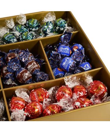 Lindt Roulette Balls & Lindor Chocolate Gift Bundle | 1.473 kg & 1.569 kg | 8 Varieties of Lindor & Roulette Balls | Perfect International Chocolate Gift - Buy Online on GoSupps.com