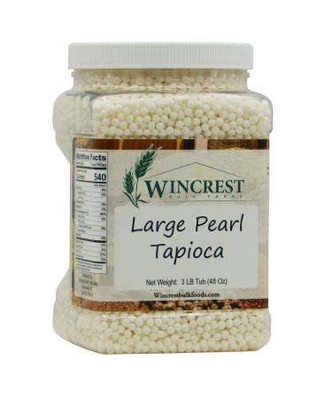 Large Pearl Tapioca - 3 Lb Tub