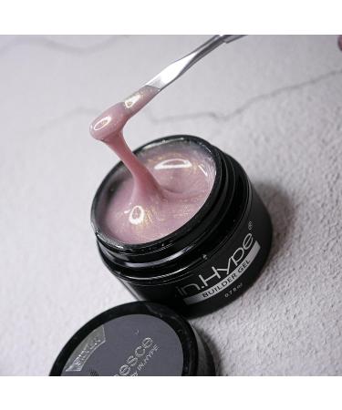 IN.HYPE Shimmer Hard Builder Gel for Nail Extension/Strengthening - Luminesce Nude 3 | UV/LED Formula - Buy Online on GoSupps.com