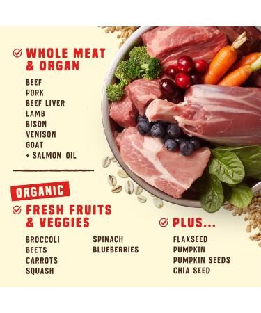 Stella & Chewy's Wild Red Dog Food 3.5 lb Bag - High Protein Raw Coated Red Meat Recipe with Wholesome Grains - Buy Online on GoSupps.com