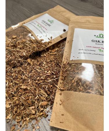 Oak Bark Tea Dried Herb 100g - Quercus robur cortex - Herbal Remedies by J. - Dab kora - Buy Online on GoSupps.com