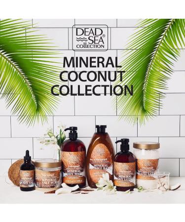 Dead Sea Collection Body Oil for Dry Skin | Coconut & Vitamin E Moisturizer | Anti-Aging Skin Elasticity Support (4 fl.oz) - International Shipping Available - Buy Online on GoSupps.com