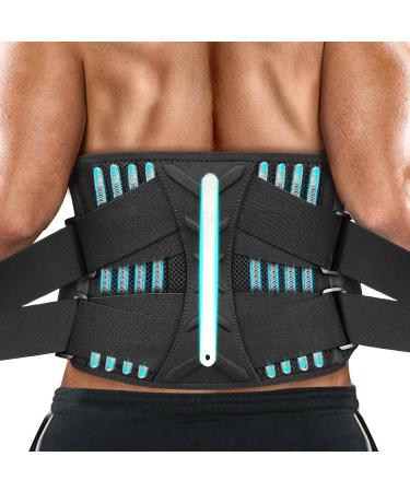 Back Support Belt for Women and Men-Lightweight and Breathable Back Support Belt for Mild to Moderate Lower Back Pain Muscle Spasm Lower Back Brace with Lumbar Pad Immediate Relief from Back Pain Sciatica Herniated Disc One Size