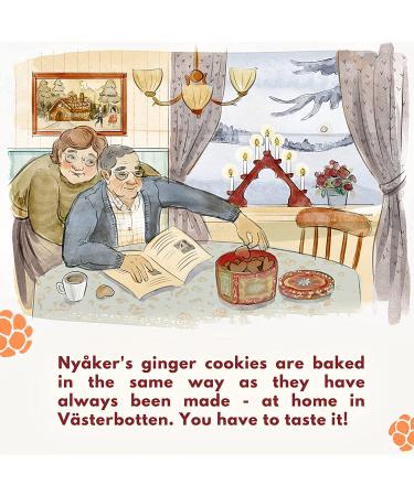 Nyakers Pepparkakor Vegan Ginger Snap Cookies - Dairy-Free Gourmet Snacks - Holiday Food Gift (10.58oz) - Buy Online on GoSupps.com