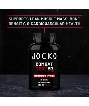 Jocko Fuel Test Booster for Men - Natural Stamina & Strength Enhancer - Muscle Builder with Ginger Root Shiljat & Tongkat Ali 120ct - Buy Online on GoSupps.com