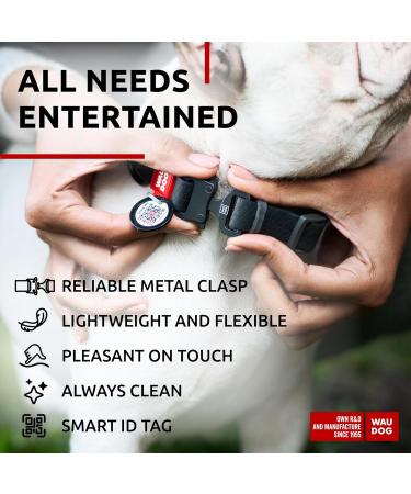 Waterproof Adjustable Dog Collar for Big Medium & Small Dogs | Waudog - Buy Online on GoSupps.com