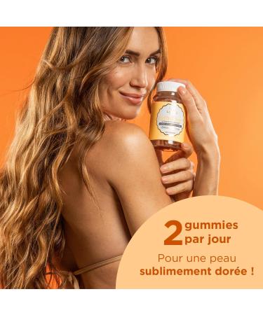 Lashil Beauty - Good Sun - Food Supplements - Self-Tanning and Sun Preparer - Proven Effectiveness - Made in France - Vitamin E Beta-Carotene Vitamin A - 60 Gummies - Buy Online on GoSupps.com