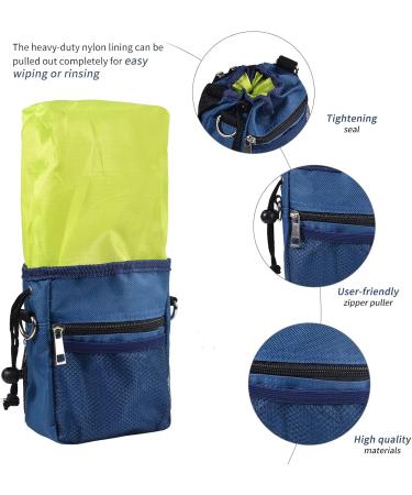 Aocclant Dog Training Treat Bag with Hip Belt - 3 Carrying Options for Toys Food & Essentials - Blue - Buy Online on GoSupps.com