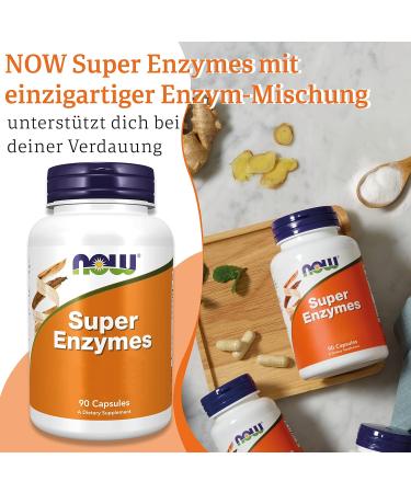Now Foods Super Enzymes 90 Capsules | High Dosage Gluten-Free Non-GMO | Laboratory Tested Digestive Support - Buy Online on GoSupps.com