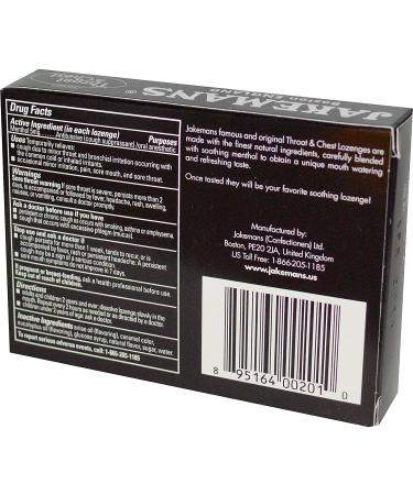 Jakemans Menthol Lozenges for Throat & Chest Relief - 24 ct - Buy Online on GoSupps.com