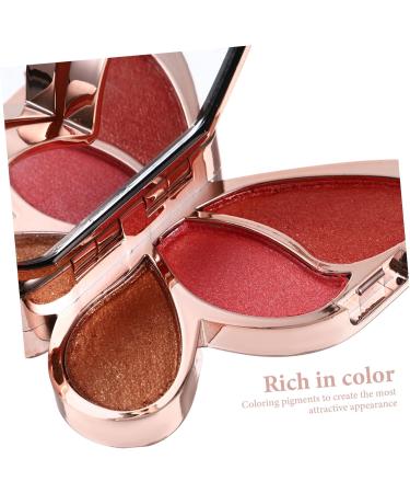 WOONEKY 3 Pcs Eyeshadow Palette Blushers for Face Makeup Supply Eye Shadow Plate Matte Cream Eyeshadow Abs - Buy Online on GoSupps.com