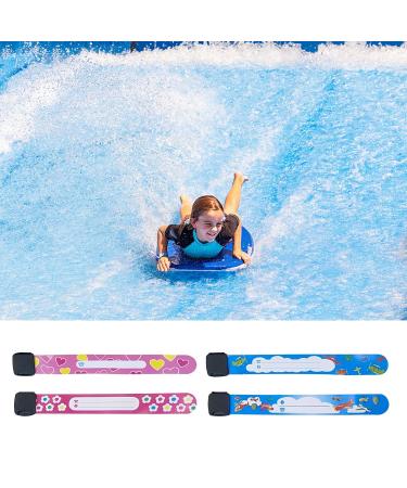 Emergency SOS Bracelet for Kids - 4-Pack Waterproof ID Bracelets for Safety & Security | Children's Phone Number Bracelet - Buy Online on GoSupps.com