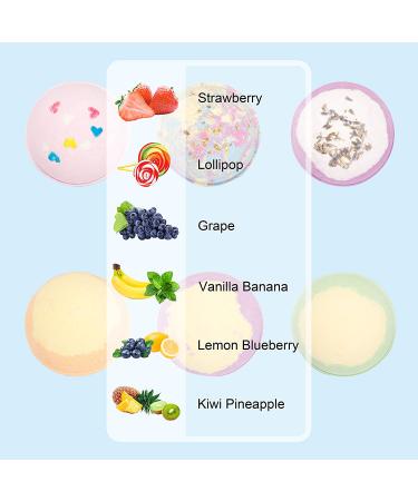 JOYIN Bath Bombs with Squishy Toys - 6 Pack Bubble Bath Fizzies | Perfect Gift for Kids - Birthday, Christmas, Valentine's, Easter - Buy Online on GoSupps.com