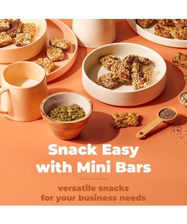 Yupik Almond Caramel Mini Bars 454 g Individually Wrapped Healthy Snack Nut Bars Crunch Bars Gluten-Free with Almonds Peanuts Honey Peanut Butter Snack On the Go - Buy Online on GoSupps.com