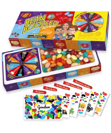 Jelly Belly Bean Boozled Jelly Beans Game NEW EDITION + 5 Gaudum Jelly Bean Game Cards (For Kids)