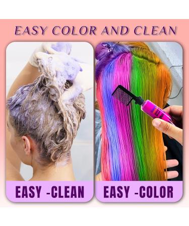 Glow in the Dark Temporary Hair Dye - Kids Hair Color for Parties | Super Hair Chalk for Girls - Buy Online on GoSupps.com
