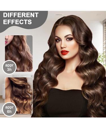 Heatless Curls Band - Overnight Satin Curlers Set of 4 | No Heat Hair Rollers for Effortless Waves (Silver Gray) - Buy Online on GoSupps.com