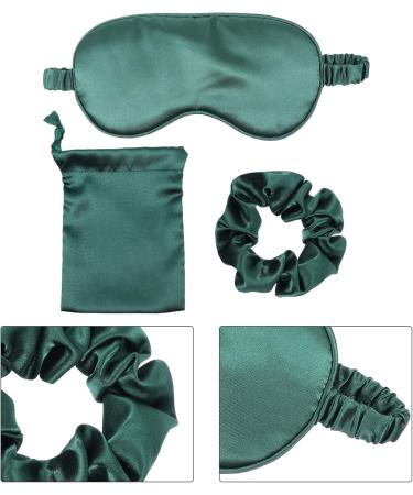 EXCEART Silk Sleep Mask Set - Comfortable Eye Patch & Hair Tie for Travel | Satin Eye Cover & Blindfold for Sleeping - Buy Online on GoSupps.com