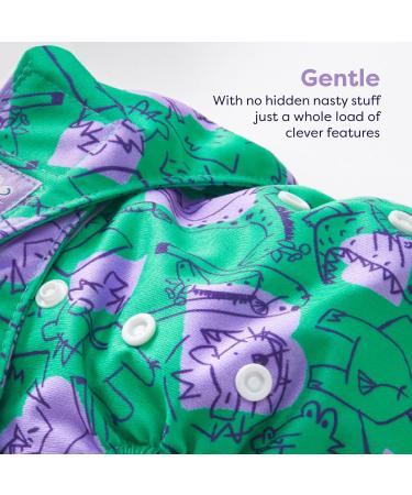 Bambino Mio Reusable Nappy - Sustainable, Chemical-Free Eco Nappy for Newborn to Toddler - Buy Online on GoSupps.com