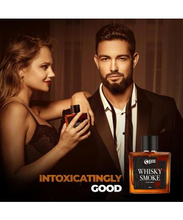 Be.ard'o Whisk'y Smoke Perfume for Men 100ml | Spicy Woody - Oudh Scent Eau De Parfum | Long Lasting Mens Perfume | Best Date Night Fragrance Body Spray | Gift For Brother | Gift For Friends - Buy Online on GoSupps.com